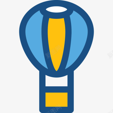热气球设计图标热气球旅行29双色图标图标