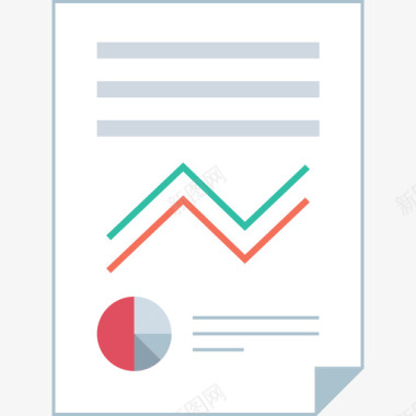 矢量平面图图表图表和图表5平面图图标图标
