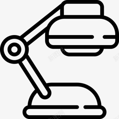 灯具样本设计灯具办公材料5线型图标图标