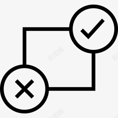 选中复选框图标选中ui线框细线图标图标