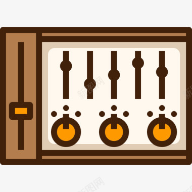 大厨级别颜色工具音频级别图标图标