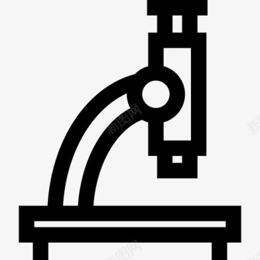 知识比赛显微镜知识5线性图标图标