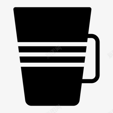 马克杯子休息咖啡图标图标