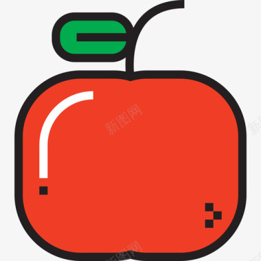 苹果苹果健康食品10正色图标图标