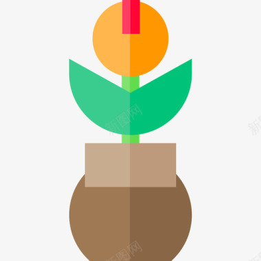 植物母亲节7平铺图标图标