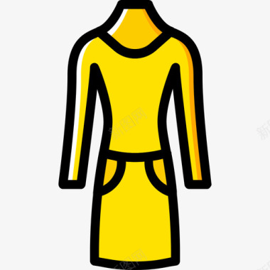西服女装3黄色图标图标