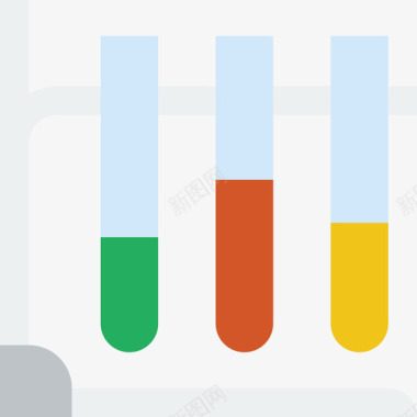 扁平图标试管科学23扁平图标图标