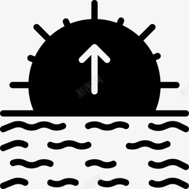 日出美景日出56号天气加油图标图标