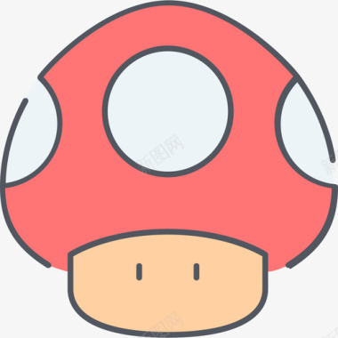 彩色小球蘑菇游戏6彩色图标图标