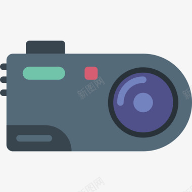 4K图标数码相机摄影录像4平板图标图标