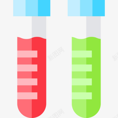 医用棉签试管医用40扁平图标图标