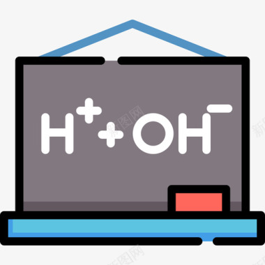 黑板化学7线颜色图标图标