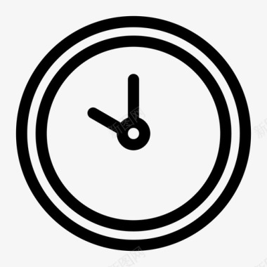 女人时间挂钟十点钟时间图标图标