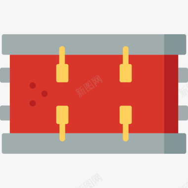 摇滚动感音乐会鼓摇滚音乐会2平的图标图标
