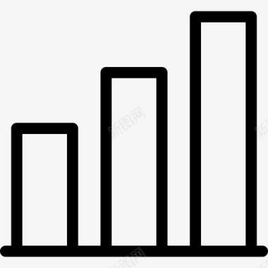 黄色信息图条形图图表信息图线性图标图标