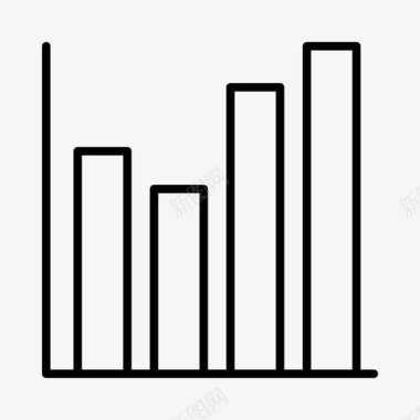 创意图表信息柱状图业务图表图标图标