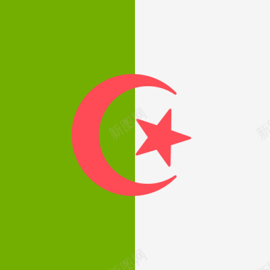 广场阿尔及利亚国际旗帜4广场图标图标
