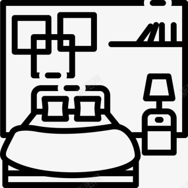 卧室宿舍客厅图标图标