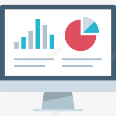 分析股票分析网页28平面图标图标