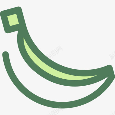 香蕉食品和餐厅5维德图标图标
