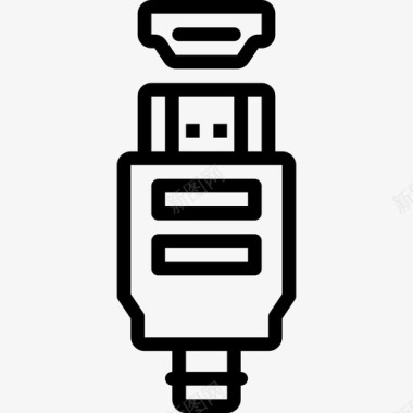 HDMIHdmi2线性电缆连接器图标图标