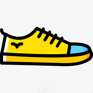 运动鞋男鞋4黄色图标图标
