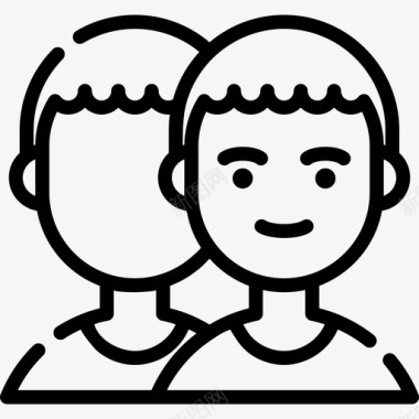 爱情元素集合用户电子和web元素集合4线性图标图标