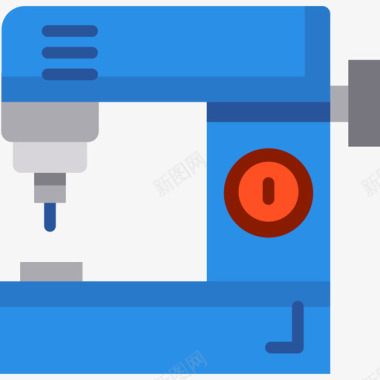 缝缝纫机工艺7平缝图标图标