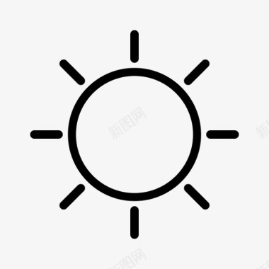 阳光季节夏天图标图标