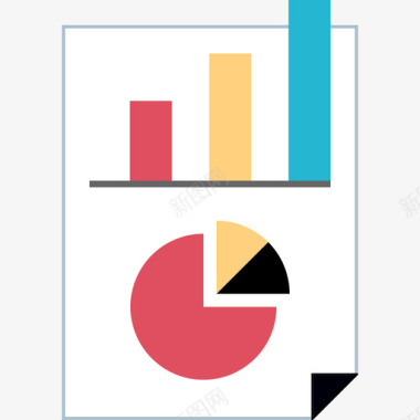 矢量平面图分析图表和图表7平面图图标图标