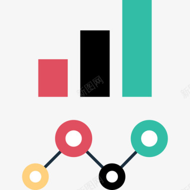矢量平面图分析图表和图表6平面图图标图标