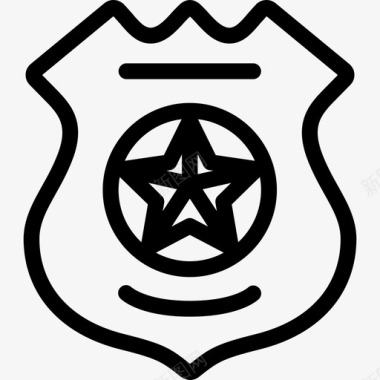警徽法律3直系图标图标