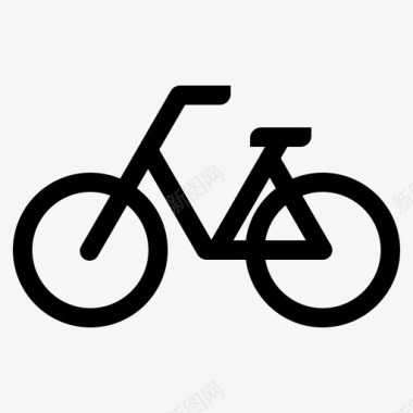 骑行运动标识自行车骑行速度图标图标