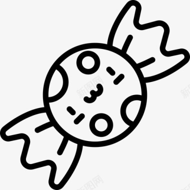 调味糖果糖果KawaiCandies2线性图标图标