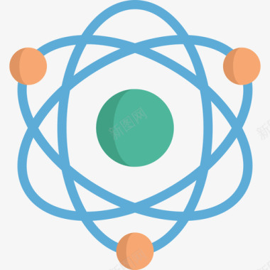 平面原子科学13平面图标图标