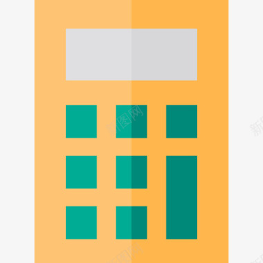 计算器图标免抠PNG计算器文具14扁平图标图标