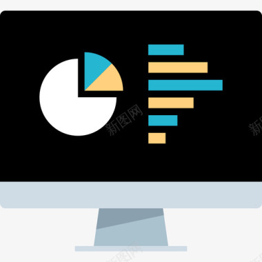 矢量平面图分析图表和图表7平面图图标图标
