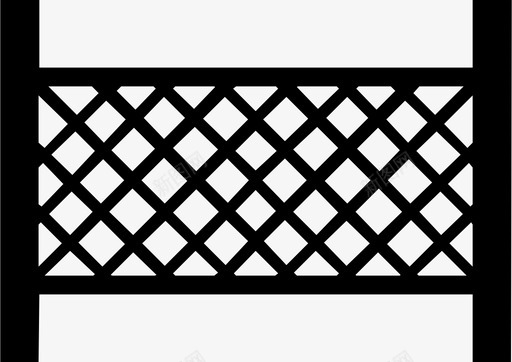栏杆雕花围栏栅栏花园图标图标