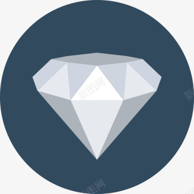钻石项目管理2圆形图标图标