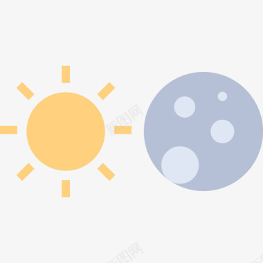 精品天气图标日食65号天气平坦图标图标