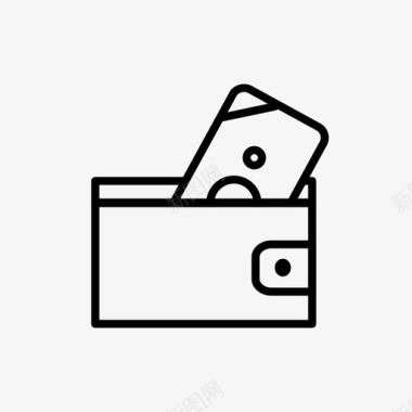 现金金币钱包现金货币图标图标