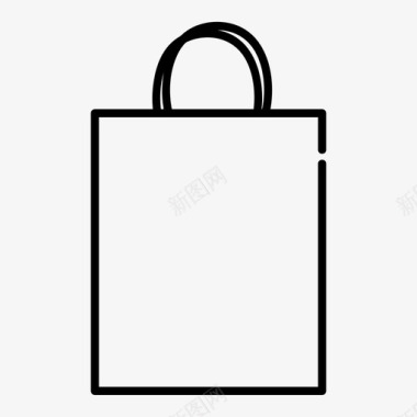 购物时尚购物袋销售商店图标图标