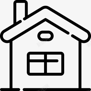房子日常用品动作线性图标图标