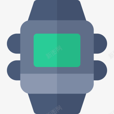 扁平素材手表复古电子3扁平图标图标