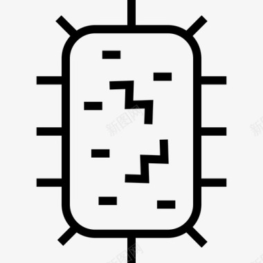 各类细菌细菌科学4直系图标图标