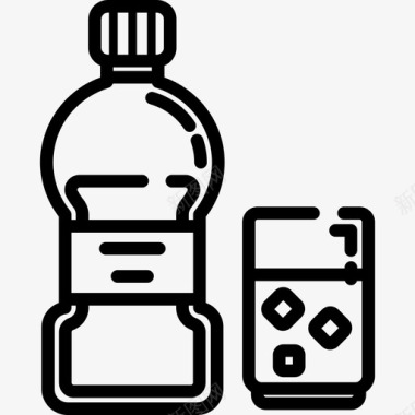 水餐厅3线性图标图标