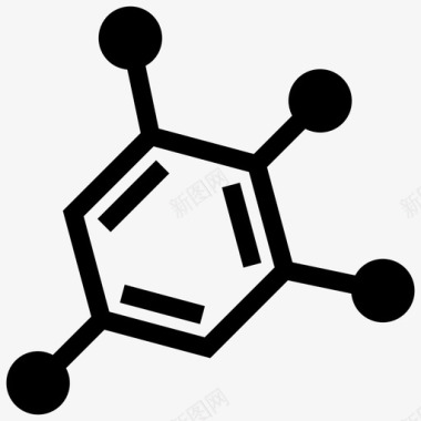 陆行生物分子原子生物化学图标图标