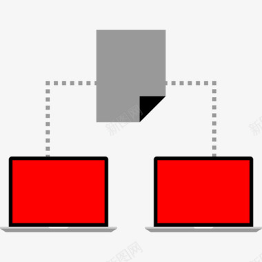 抽象笔记本电脑笔记本电脑网络10扁平图标图标