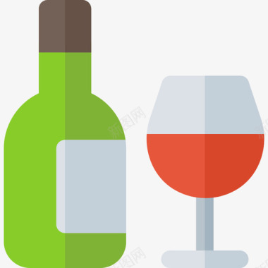 葡萄串葡萄酒意大利9平淡图标图标