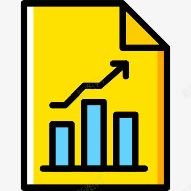 条形图营销11黄色图标图标